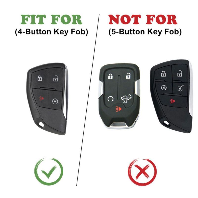 Cubierta para mando a distancia TANDRIVE Chevrolet Colorado Equinox de 4 botones