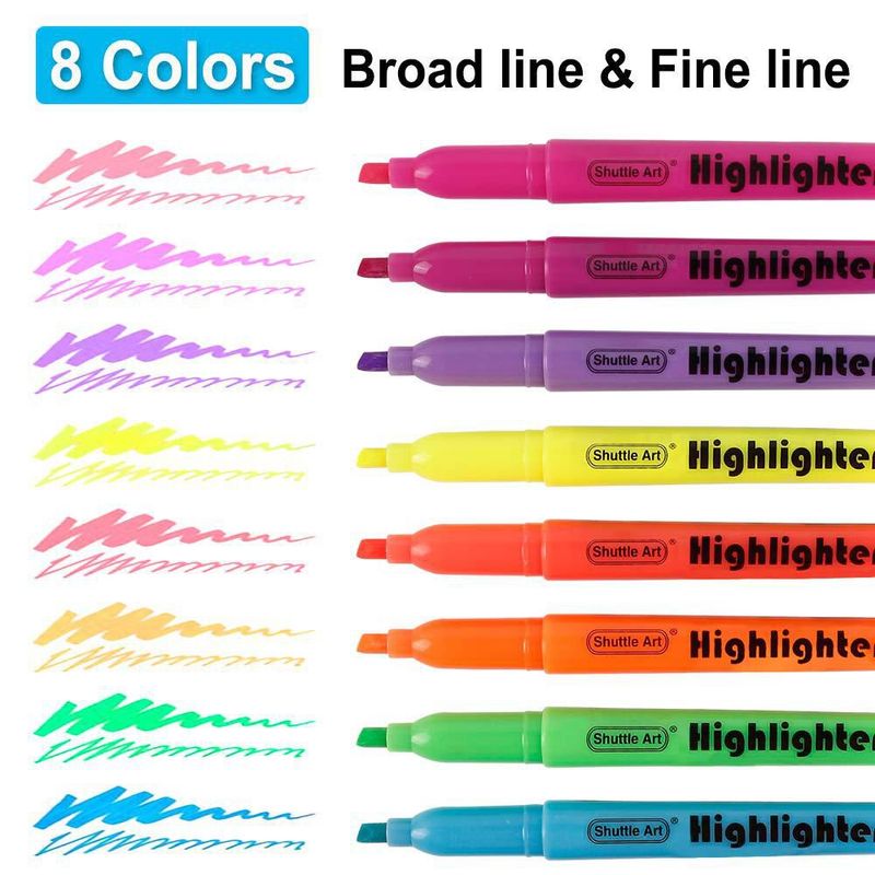 Resaltadores Shuttle Art Paquete de 144 - Colores surtidos
