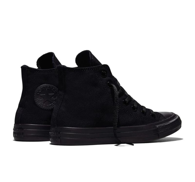Zapatilla CONVERSE ALL STAR 25 cm negro monocromo