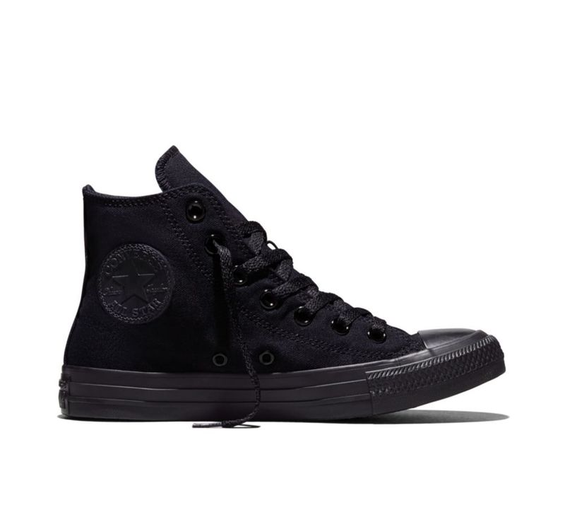 Zapatilla CONVERSE ALL STAR 25 cm negro monocromo