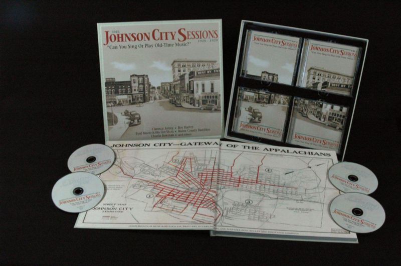 CD de audio Bear Family Records – Sesiones Johnson City (1928‑1929)