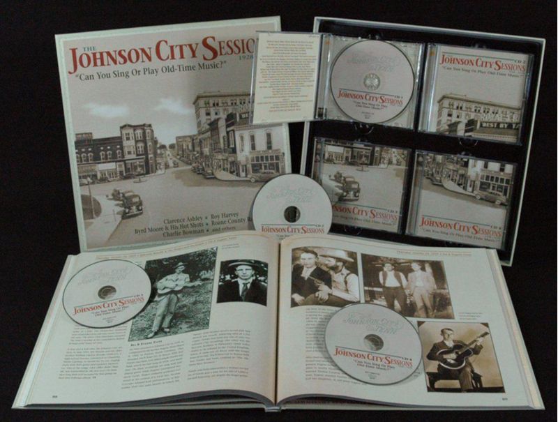 CD de audio Bear Family Records – Sesiones Johnson City (1928‑1929)