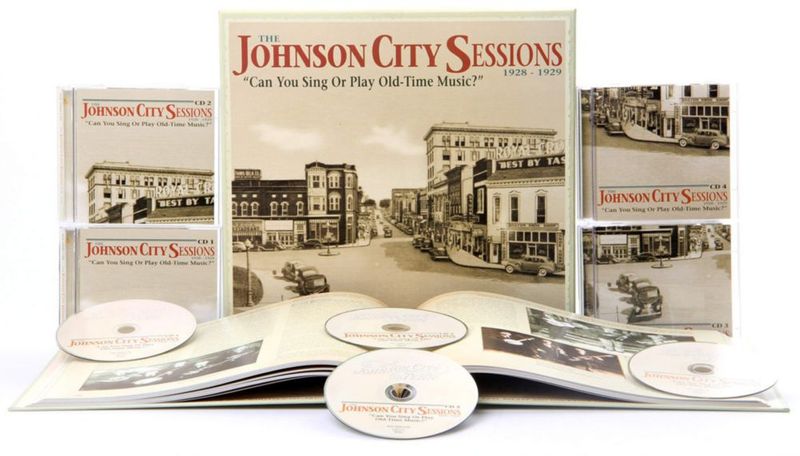 CD de audio Bear Family Records – Sesiones Johnson City (1928‑1929)