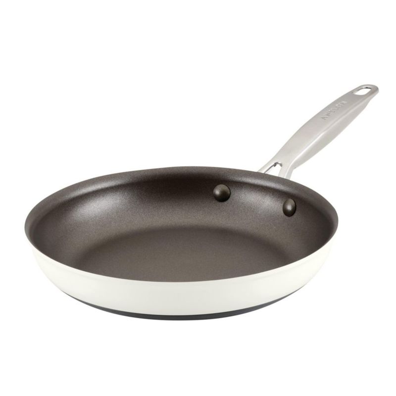 Sartén Anolon 25 cm Antiadherente Color Crema