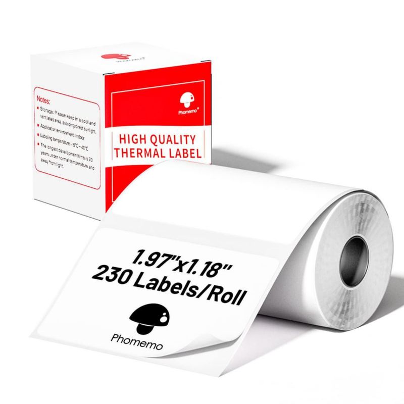 Etiquetas térmicas Phomemo 50 x 30 mm 230 unidades