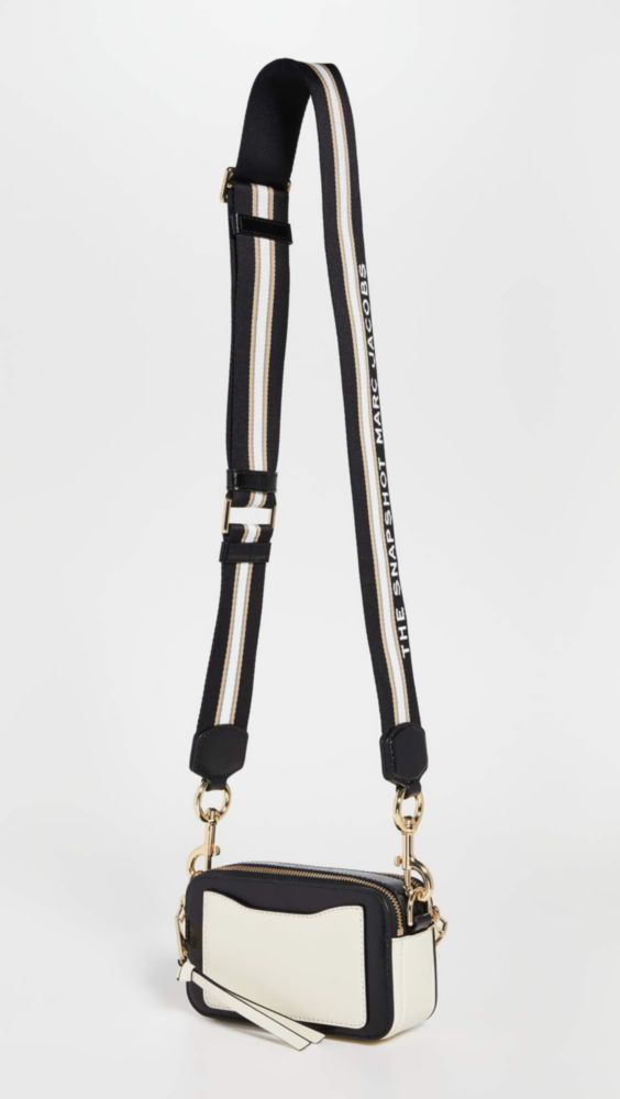 Bolso Marc Jacobs Snapshot Blanco Multicolor 18 cm