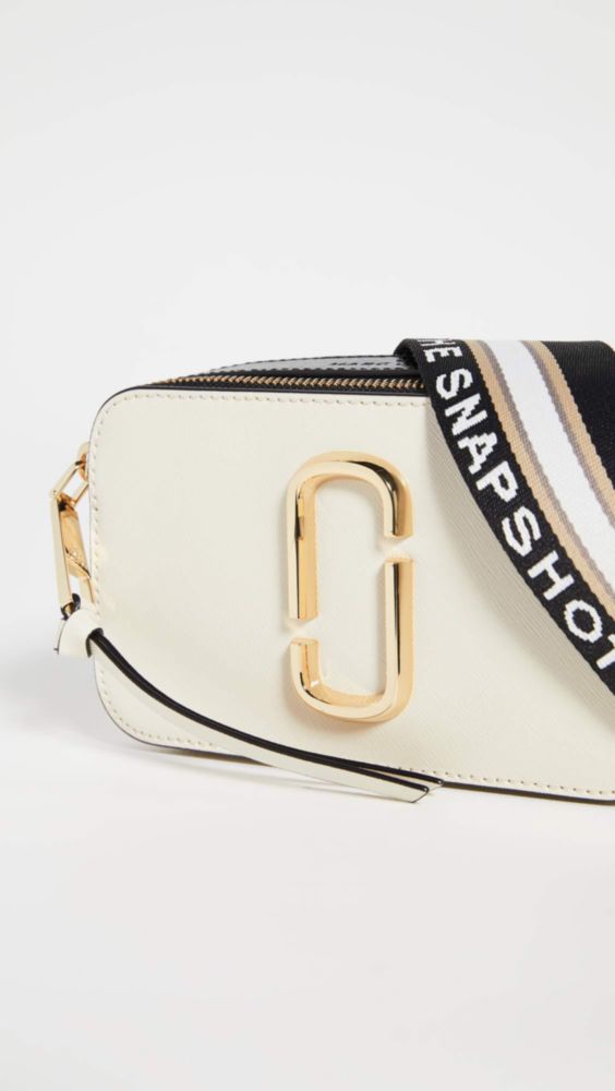 Bolso Marc Jacobs Snapshot Blanco Multicolor 18 cm