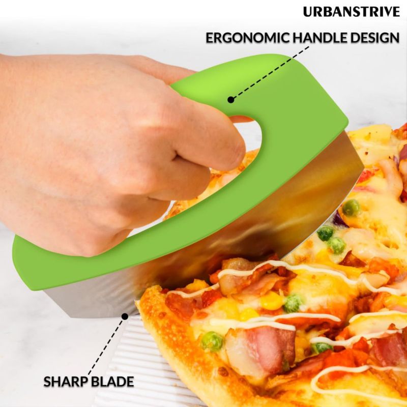 Cortapizzas Urbanstrive verde con cubierta de cuchilla