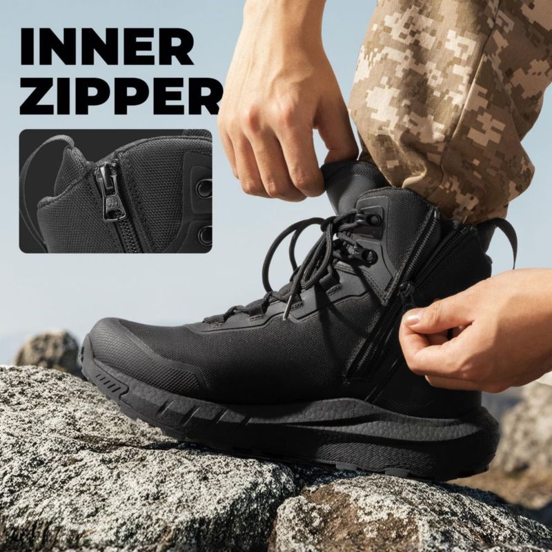 Bota NORTIV 8 11W Negra Ligera Táctica