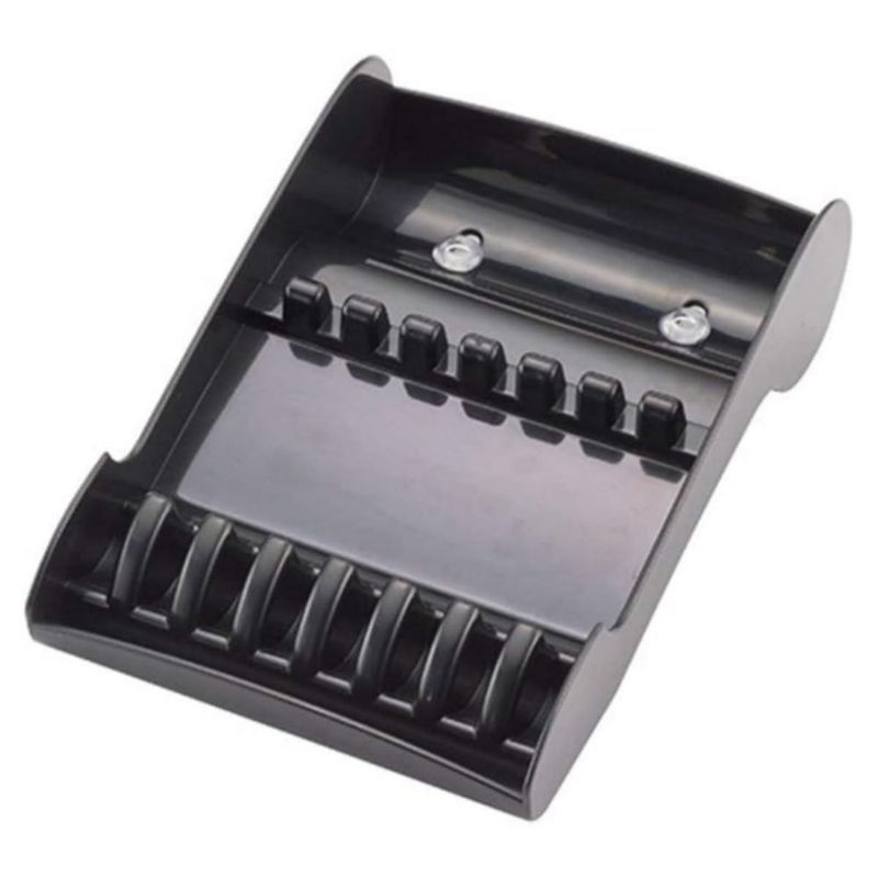 Soporte para tijeras Tujuna 21x13x6 cm ABS negro - 6 unidades