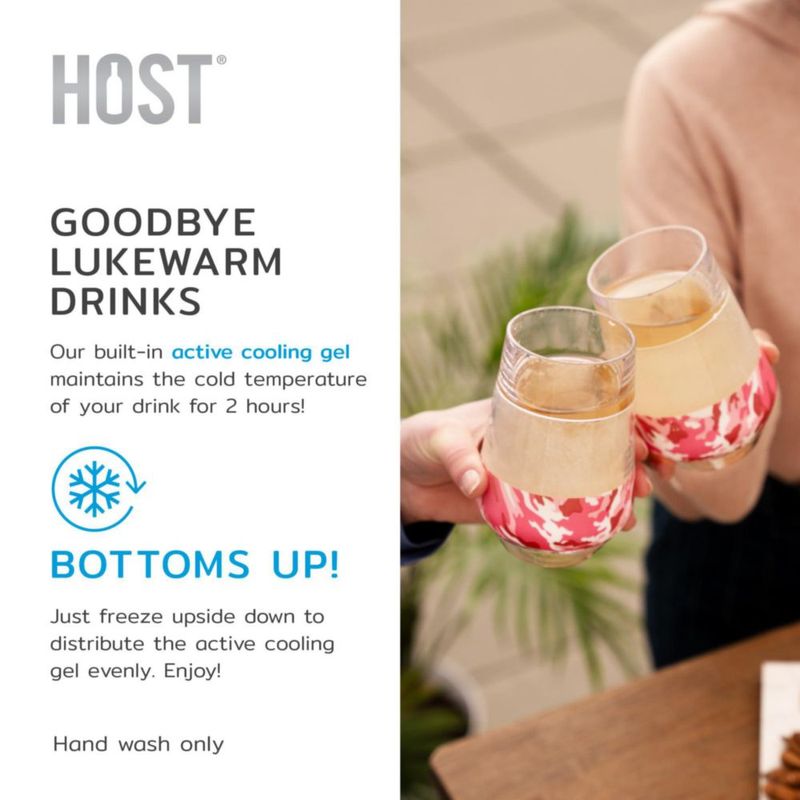Vaso Térmico Host 355 ml Camuflaje Rosa (2 unidades)