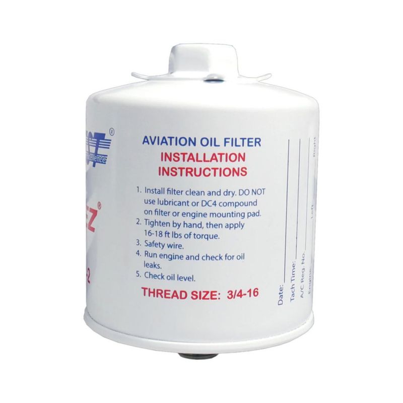 Filtro de Aceite Tempest AA48110-2 SPIN EZ FAA-PMA Nuevo
