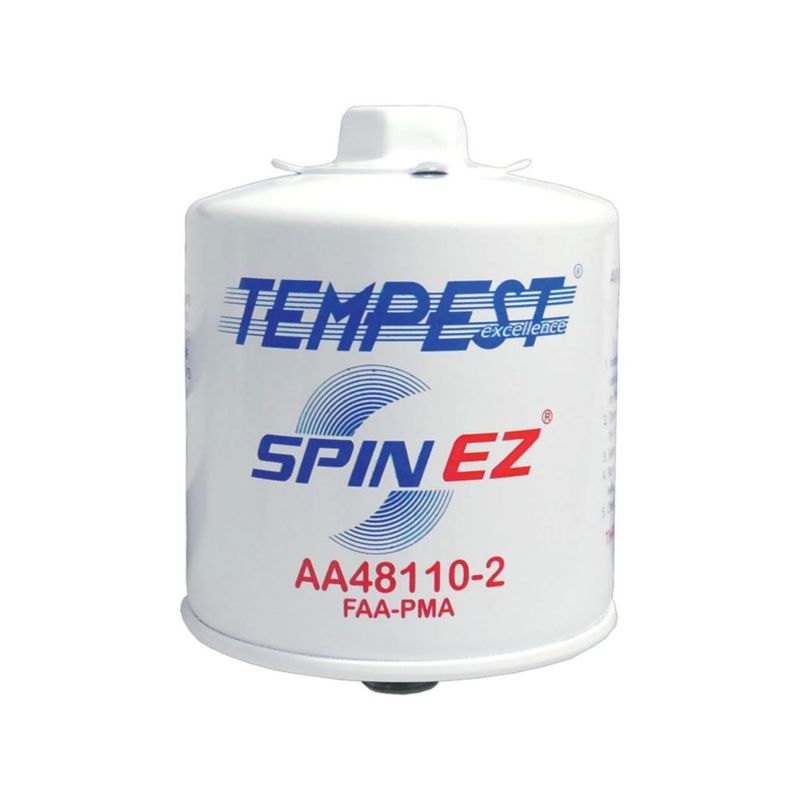 Filtro de Aceite Tempest AA48110-2 SPIN EZ FAA-PMA Nuevo