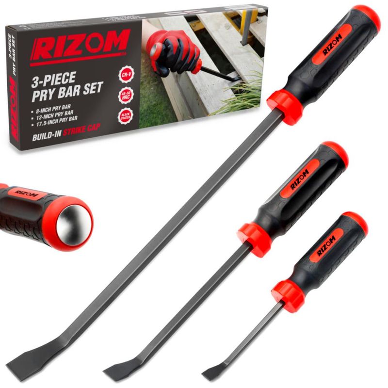 Juego de Barras de Palanca Rizom de 3 Piezas 20 cm/30 cm/44 cm