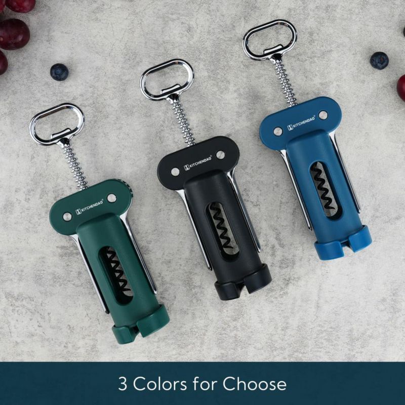 Abrebotellas 3 en 1 con alas KITCHENDAO – Azul