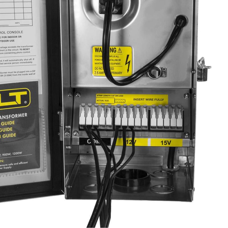 Transformador VOLT 300W con temporizador y fotocélula incluidos