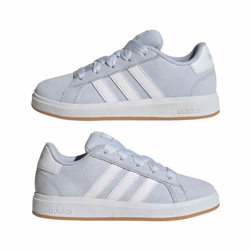 Zapatillas adidas Grand Court 00s Crystal Sky/White talla 1 (niños)