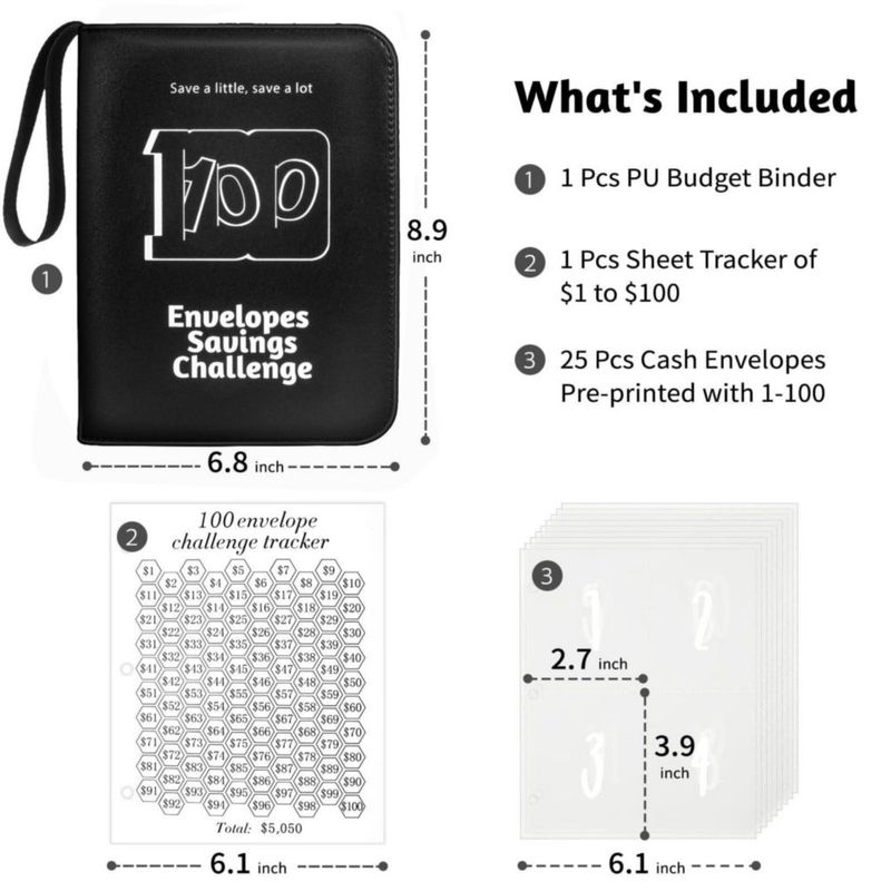 Organizador RONMONG 100 Sobres para Ahorro