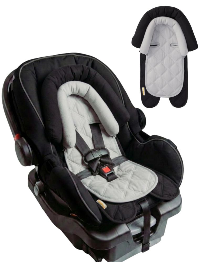 Soporte de cabeza para asiento de coche Travel Bug 49 cm negro 2 en 1