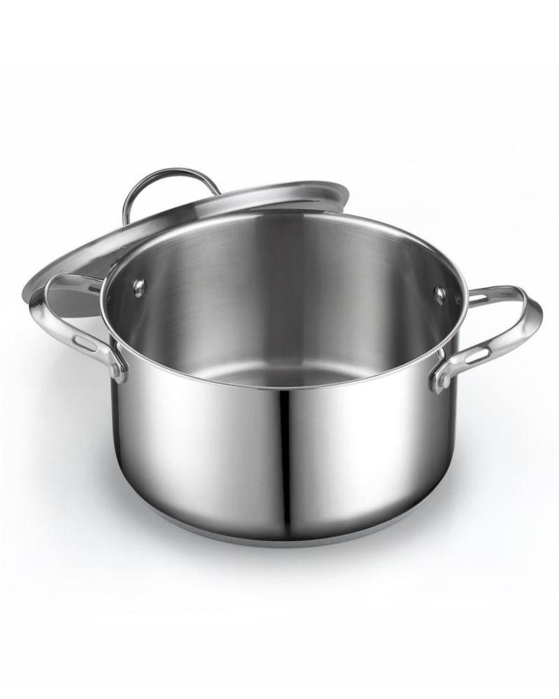 Cacerola Cooks Standard de 6 L de Acero Inoxidable para Inducción