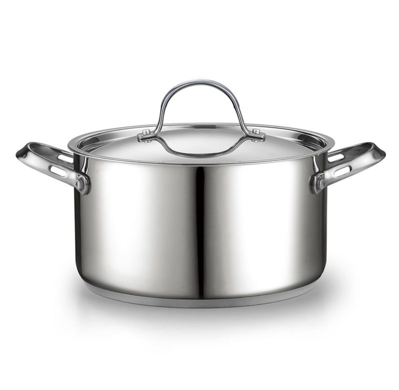 Cacerola Cooks Standard de 6 L de Acero Inoxidable para Inducción