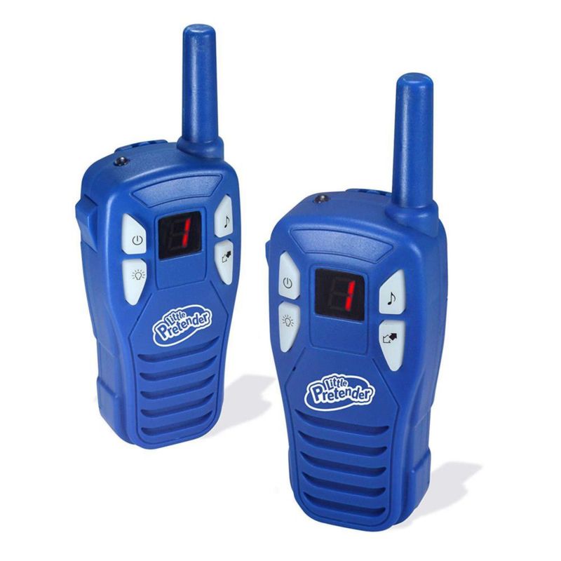 Radios walkie talkie Little Pretender Pack de 2 con linterna y alcance de 3 km