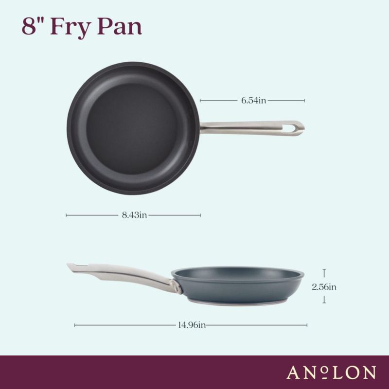 Sartén Anolon 20 cm Antiadherente Gris Moonstone