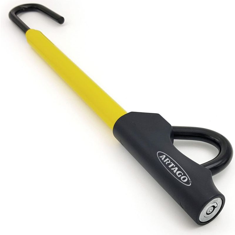 Candado Artago 871A/B amarillo de llave ajustable a 74 cm