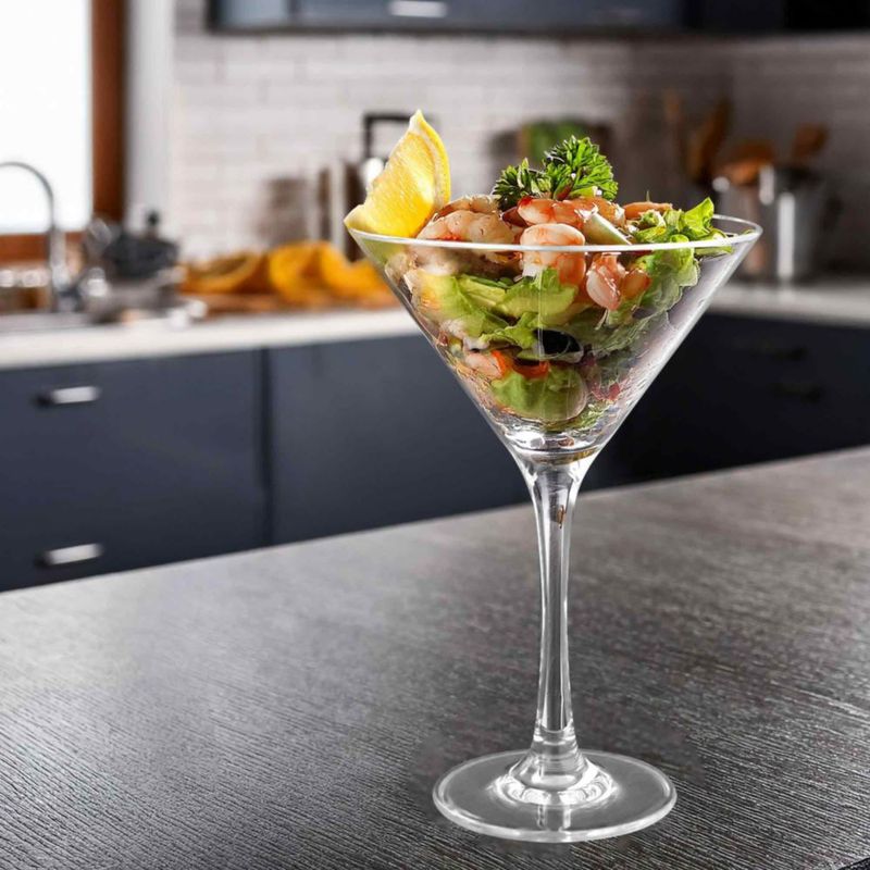 Vasos de Martini Amazing Abby 295 ml (Juego de 6) Plástico