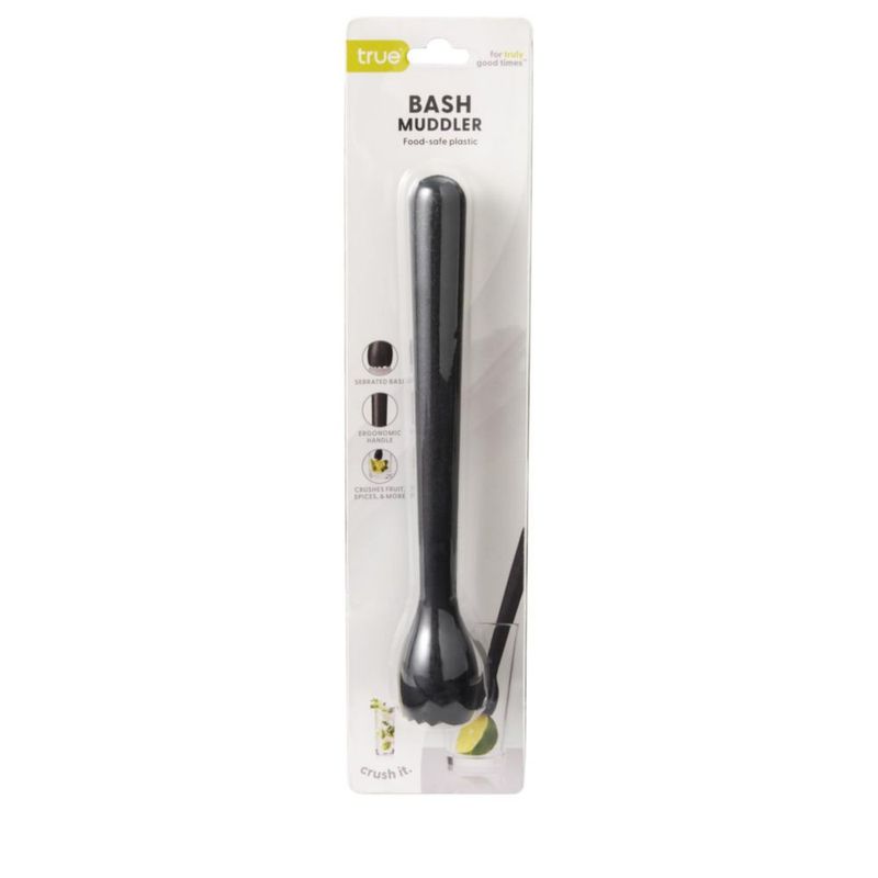 Macerador de cócteles TRUE 21 cm negro - Herramienta de barra