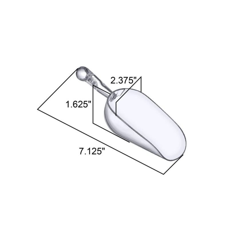 Cucharas para hielo Amazing Abby 142 ml paquete de 4 sin BPA