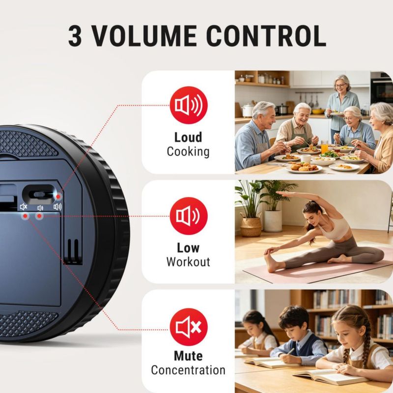 Temporizador Digital de Cocina TempPro TM04