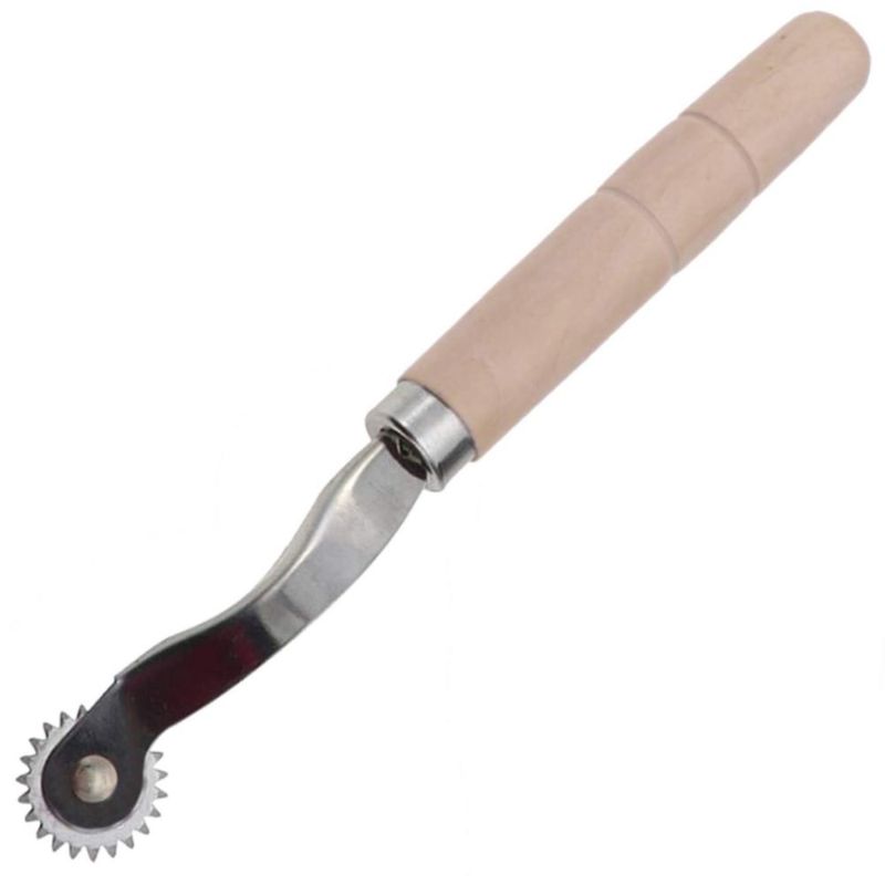 Rueda de trazado SEWTCO de madera y acero inoxidable