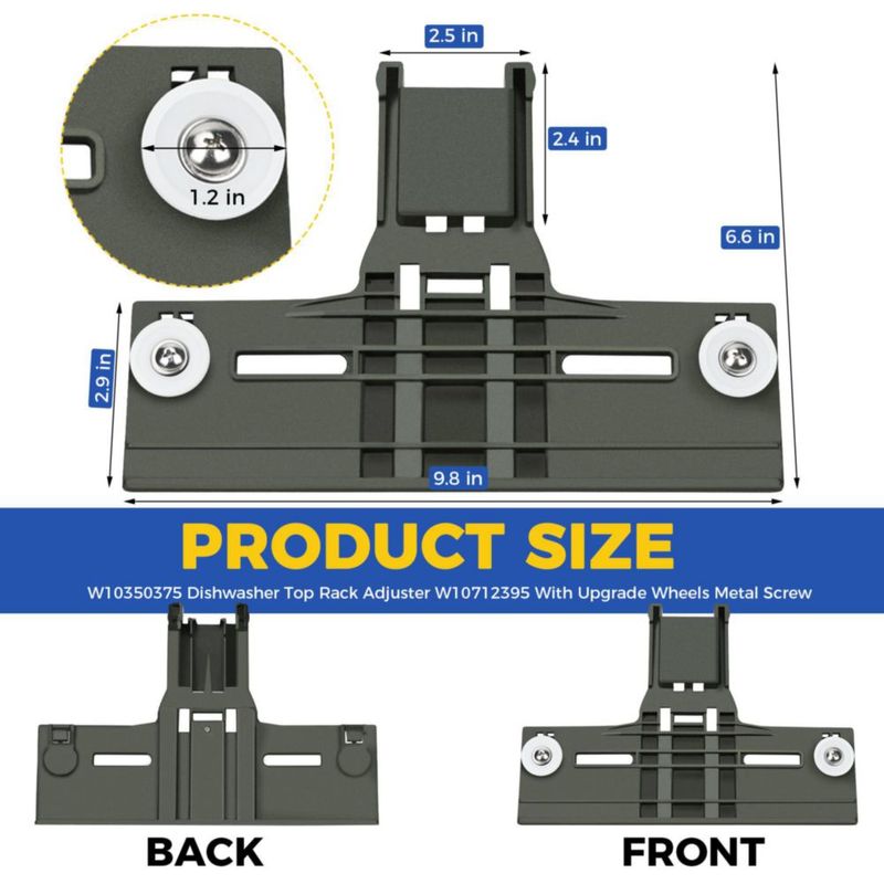 Kit de Mejora para el Estante del Lavavajillas Romalon W10350375 – 10 piezas