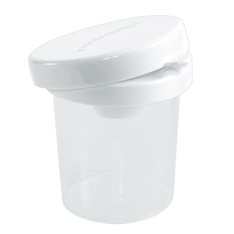 Vasos de pintura Colorations 10WPC paquete de 10 con tapa blanca