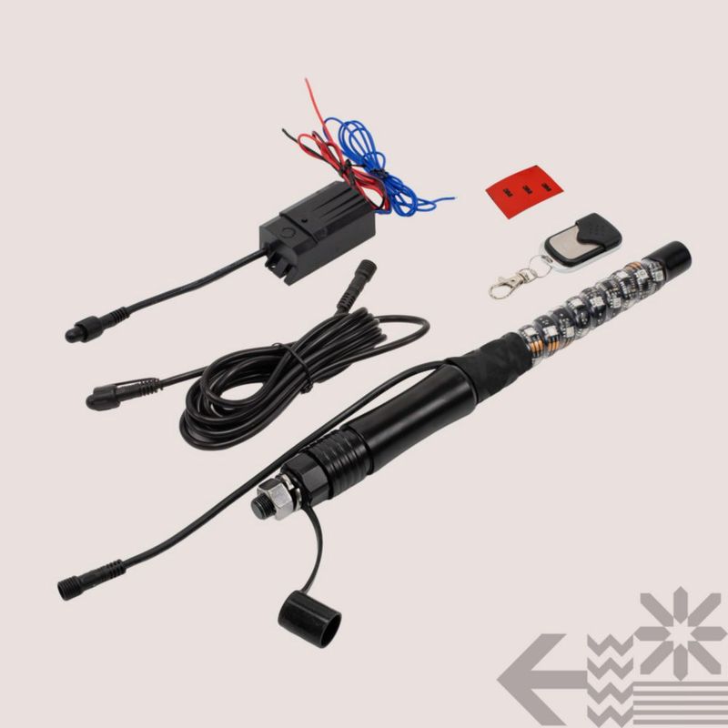 Luz LED tipo látigo ONLINE LED STORE 30 cm RGB Bluetooth