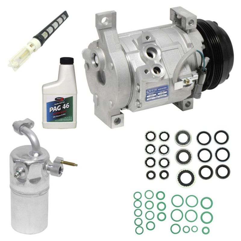 Kit de Compresor de A/C UAC KT4037 con Aceite y Juego de Sellos