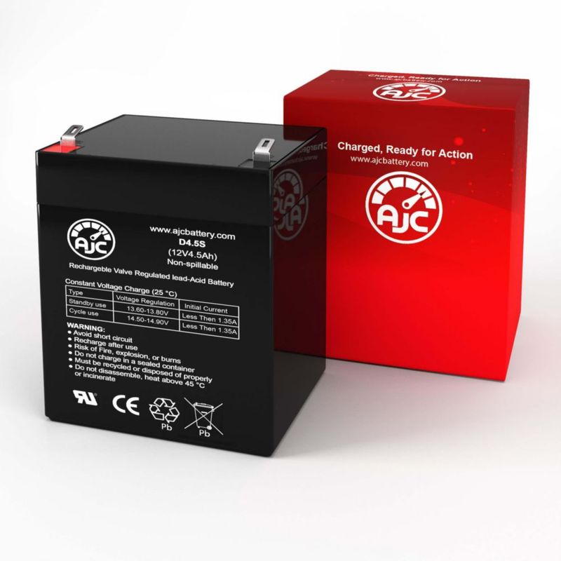 Batería AJC 12V 4.5Ah para UPS con terminales F1