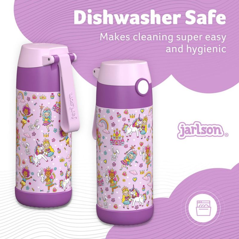 Botella de Agua Jarlson 355 ml Acero Inoxidable Princesa