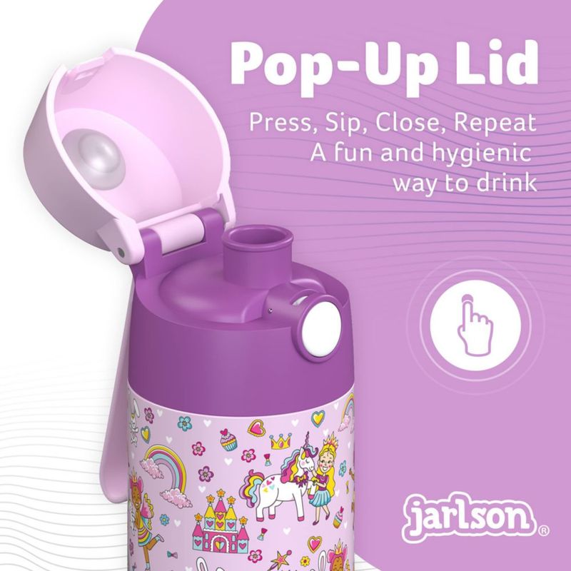 Botella de Agua Jarlson 355 ml Acero Inoxidable Princesa