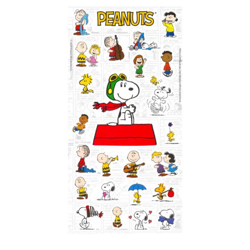 Paquete de 200 piezas de pegatinas y tatuajes temporales Peanuts