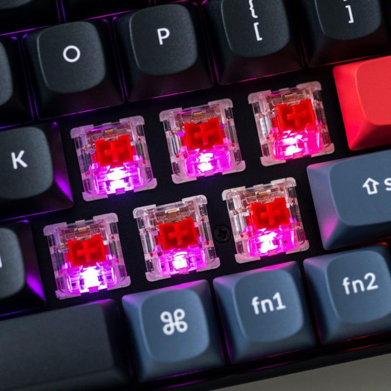 Teclado Mecánico Inalámbrico Keychron K6 Pro RGB Hot‑Swap Rojo