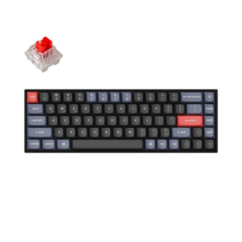 Teclado Mecánico Inalámbrico Keychron K6 Pro RGB Hot‑Swap Rojo