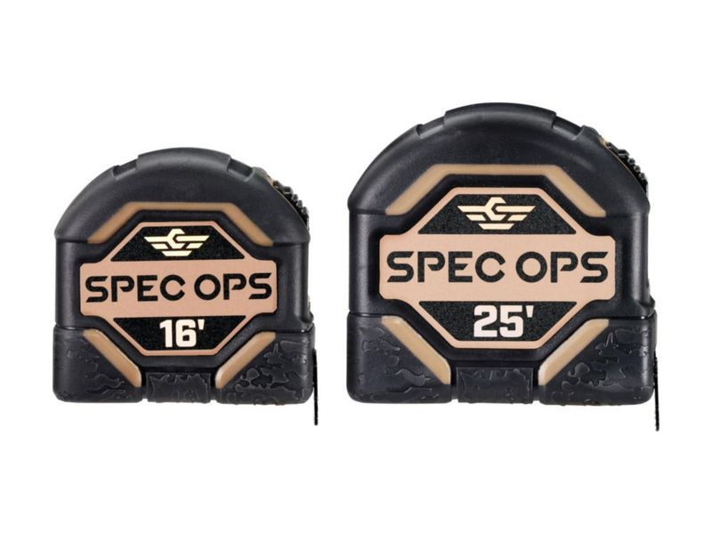 Cinta Métrica Spec Ops 4 m + 76 m Doble Cara