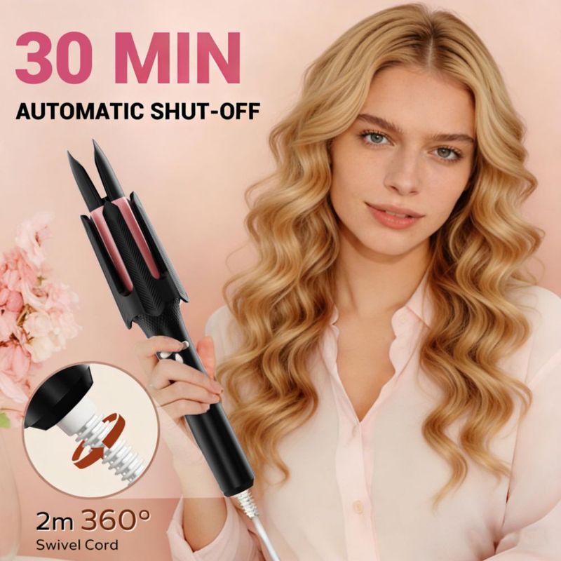 Rizador automático BILITOK negro 4 temperaturas 3 temporizadores