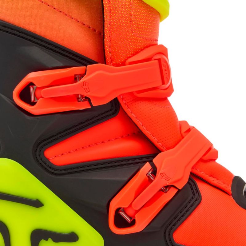 Botas Fox Racing 11.5 Naranja/Amarillo