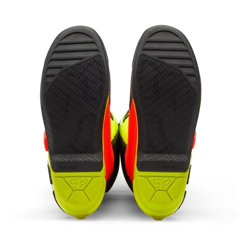 Botas Fox Racing 11.5 Naranja/Amarillo