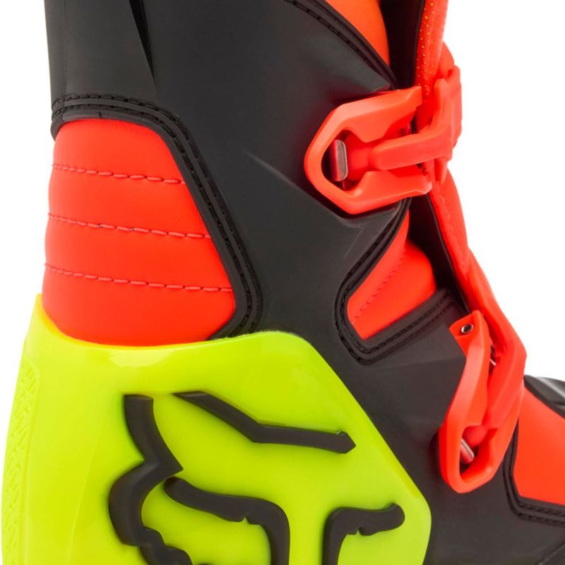 Botas Fox Racing 11.5 Naranja/Amarillo