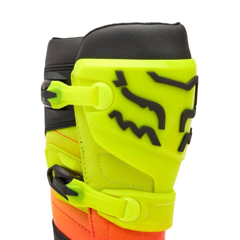 Botas Fox Racing 11.5 Naranja/Amarillo
