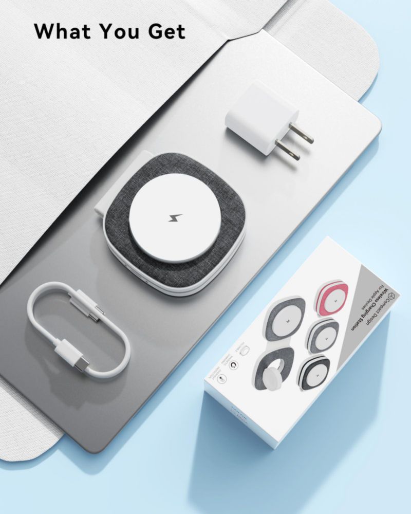 Cargador Bolvunes 2‑en‑1 Plegable MagSafe para iPhone Apple Watch y AirPods